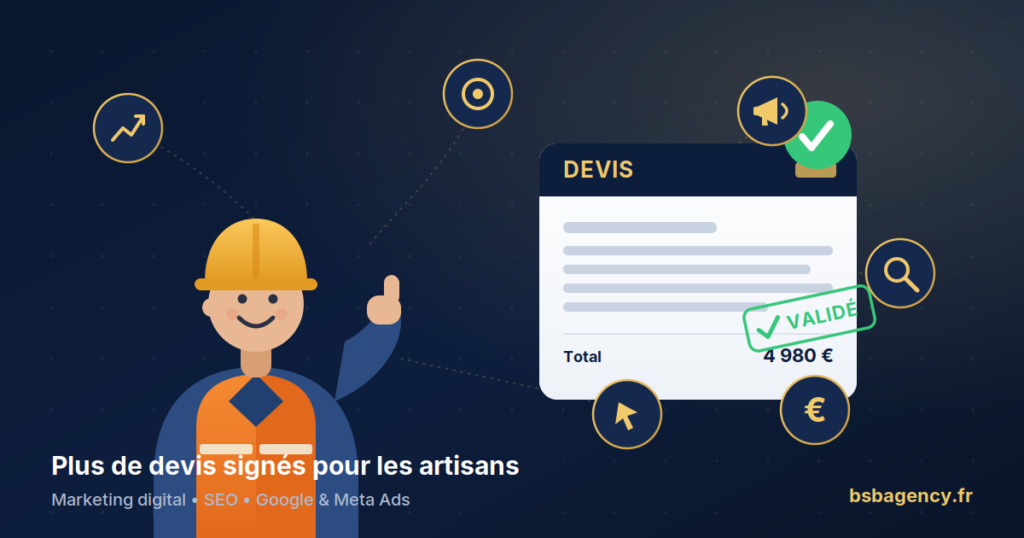 Artisan BTP du Var avec devis signé – SEO local et Google Ads pour obtenir plus de chantiers à Toulon